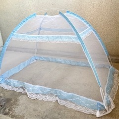 中古◆ベビー蚊帳◆ワンタッチ◆折りたたみ式