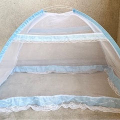 中古◆ベビー蚊帳◆ワンタッチ◆折りたたみ式の画像