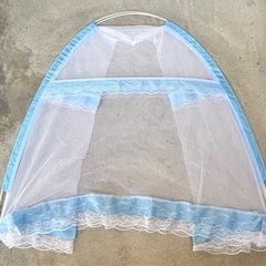 中古◆ベビー蚊帳◆ワンタッチ◆折りたたみ式の画像