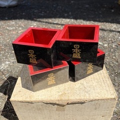日本盛 漆酒枡 ×2個 