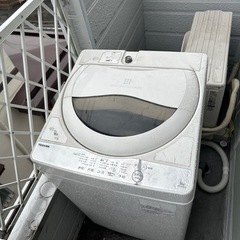 洗濯機　TOSHIBA 東芝　AW5G6 W
