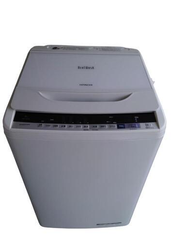 【売ります】日立　洗濯機　8kg　BW-V80B　2018年製