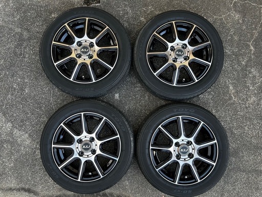 【お取引中】軽自動車用夏タイヤホイールセット