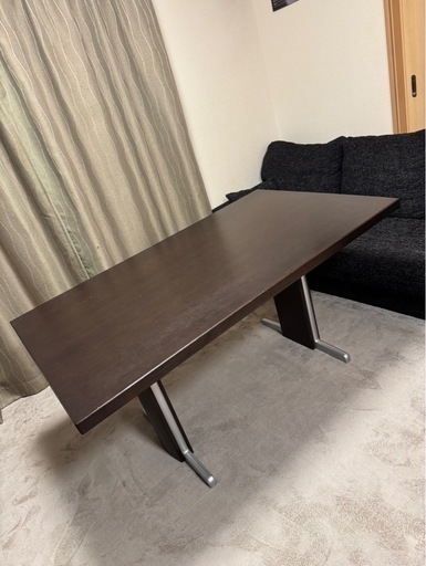 【受け渡し予定】135×80 ダイニングテーブル　ブラウン