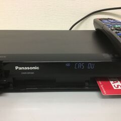 🍀【美品】パナソニック 500GB 1チューナー ブルーレイレコーダー ブラック DIGA DMR-BR580-K「管理No13」の画像