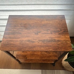 超美品　棚　シェルフ　レンジ台　キャスター付き　高さ調節可能　幅60センチの画像