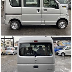 《自社ローン対応⭕️》［新潟県］【スズキ エブリイ 660 PA ハイルーフ 4WD】現金販売から自社ローンまで幅広い購入方法で対応❗️審査通過率98%、ブラックOK、格安中古車販売店【オーシャンデザイン】 ✨両側スライドドア✨の画像