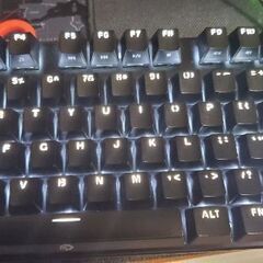 Tyrfing 87キー 白バックライト付 有線 メカニカルキーボードの画像