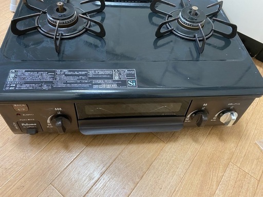 LPガス用　二口グリル付きガステーブル　受渡し決定済み