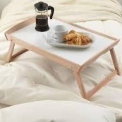 ベッドトレイ IKEA ジューラ DJURA 人気商品 サービングトレイ 木製 無垢材 イケア の画像