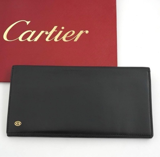 Cartier 長財布　パシャ　ドゥーブルC 二つ折り　刻印