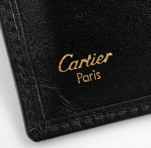 Cartier 長財布　パシャ　ドゥーブルC 二つ折り　刻印