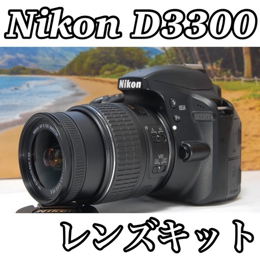 スマホ転送OK 初心者にもおすすめ Nikon D3300 レンズキット 美品