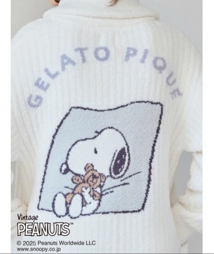 ジェラートピケ ストア 【PEANUTS】【UNISEX】SNOOPY×BEAR ジャガード