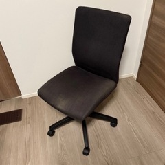 デスクチェア ファブリックチェアブラック