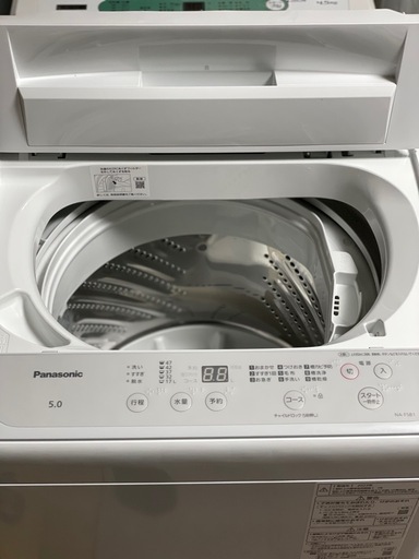 送料・設置込み可　洗濯機　5kg Panasonic 2023年【分解クリーニング済み】