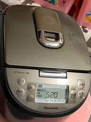 [超美品・高グレード]Panasonic 炊飯器 5.5合スチームIH式 限定色ブラック