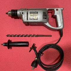 【完動品】東芝電気ドリル＋おまけ付き☆DIYや木材加工に♪の画像
