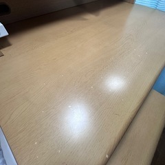 決定しました【現地引取り限定】コイズミ学習机セット　オーク系ナチュラルウッドの画像