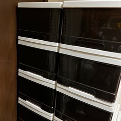 衣装ケース　5個　引き出し収納　奥行き46cmの画像