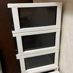 衣装ケース　5個　引き出し収納　奥行き46cmの画像