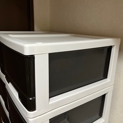 衣装ケース　5個　引き出し収納　奥行き46cmの画像