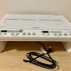値下げ: IHクッキングヒーター 2口 コンロの画像