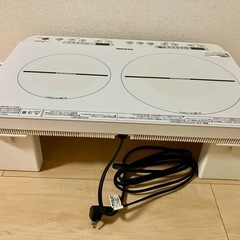 値下げ: IHクッキングヒーター 2口 コンロの画像