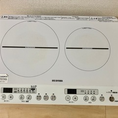値下げ: IHクッキングヒーター 2口 コンロの画像