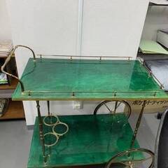 ★アンティーク家具 希少 アルド・トゥーラ トローリーワゴン イ...