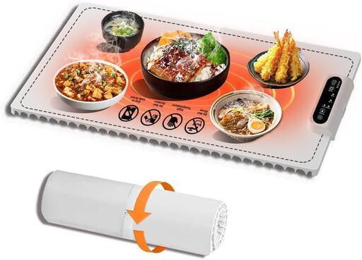 食品保温プレート 電気保温トレイ 多機能食品断熱ボード フードウォーマー