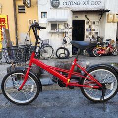 『ＳＡＬＥ　３０％』　美品　ミニベロ自転車　２０インチ　カゴ　付...