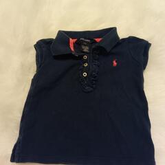 Ralph Lauren ネイビー ポロシャツ 2/2T　80-90？