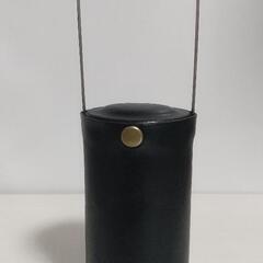 UCO(ユーコ)キャンドルランタン用 ハンドメイドレザーケース(ブラック)の画像