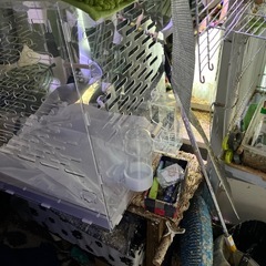 鳥小屋アクリル製です。