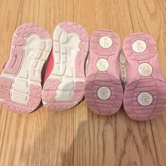 子供靴ベビーシューズ 女の子 2足 15.0cmの画像