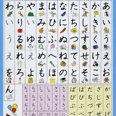 新品☆くもんの学習ポスター  ひらがなの画像