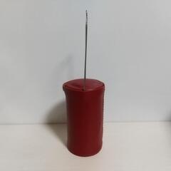 UCO(ユーコ)キャンドルランタン用 ハンドメイドレザーケース(赤)の画像
