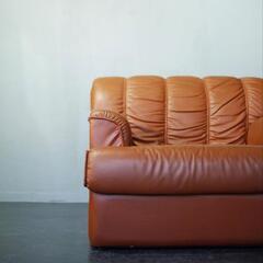 leather arm sofa 1台 両肘タイプの画像