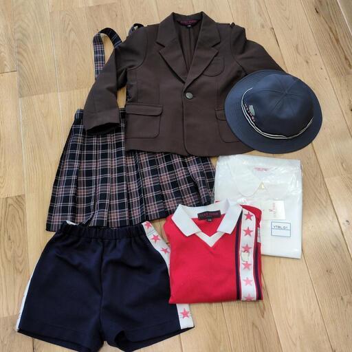 平安幼稚園　制服類セット　女の子用