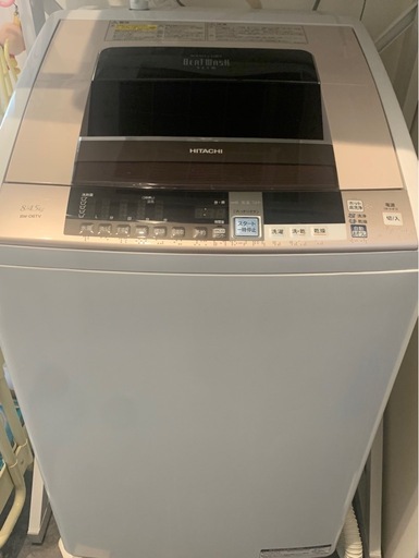 HITACHI  ビートウォッシュ　洗濯乾燥機8kg BW-D8TV