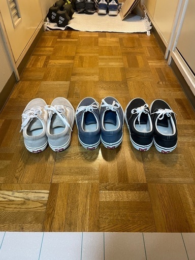 vansスニーカー27cm 3足セットで