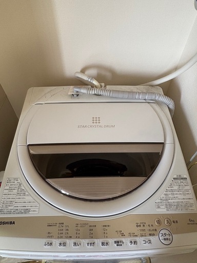 【確定済】 6kg洗濯機【22日まで出品、24日までに引取りお願いします・受け取り限定】