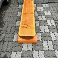 天然木ベンチ
の画像