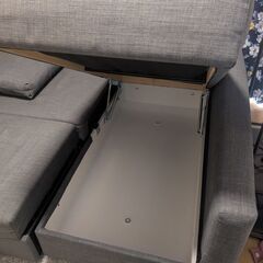 IKEA FRIHETEN イケア フリーヘーテン 収納付きベッドの画像
