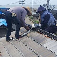 奥能登で屋根の復旧工事 作業員募集です。の画像