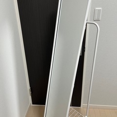 【0円！譲ります！】ミラー付きハンガーラック