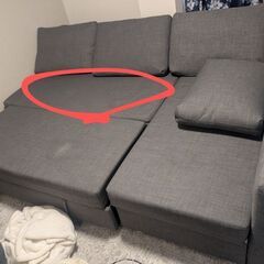 IKEA FRIHETEN イケア フリーヘーテン 収納付きベッドの画像