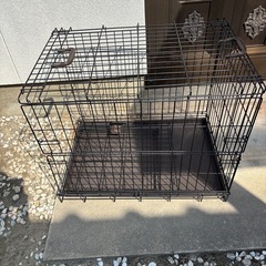 折りたたみ式犬用ケージの画像