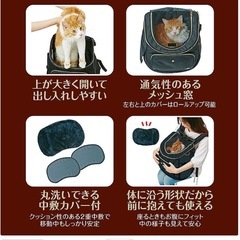 猫　リュック　バッグ　キャリーバック　ペットキャリー　ネコ　キャリー の画像